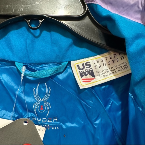 Spyder Women NWT Glissade Hybrid Insulator Jacket in Purple S or L - Picture 3 of 13